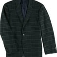 thumbnail image 1 of Tommy Hilfiger Mens Patterned Two Button Blazer Jacket, Blue, 42 Short, 1 of 2
