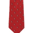 thumbnail image 1 of Tommy Hilfiger Mens Penguin Party Self-tied Necktie, Red, One Size, 1 of 1