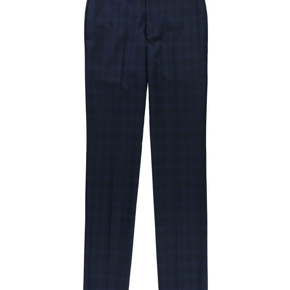 Tommy Hilfiger Mens Performance Dress Pants Slacks, Blue, 43W x UnfinishedL