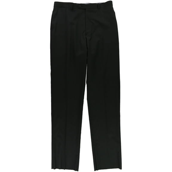 Tommy Hilfiger Mens Pin Stripes Dress Pants Slacks, Black, 36W x 39L