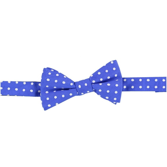 Tommy Hilfiger Mens Polka Dot Self-tied Bow Tie, Blue, One Size