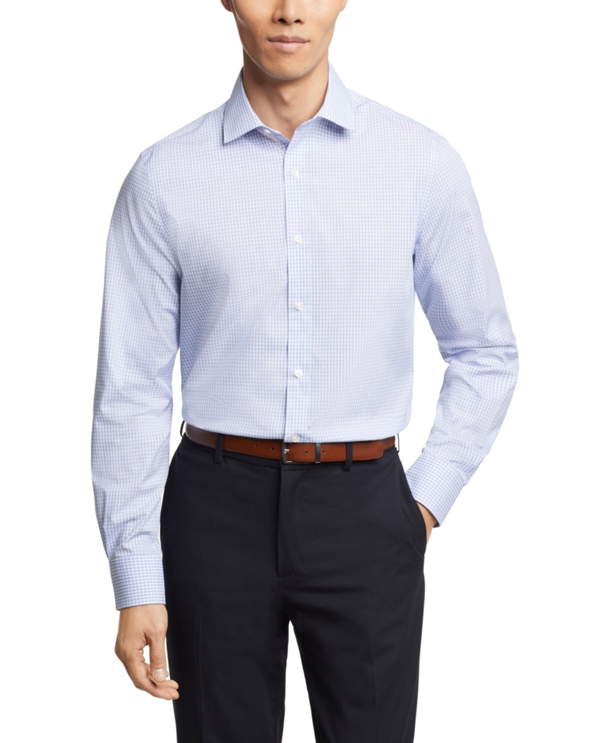 Tommy Hilfiger Mens Regular fit Dress Shirt Large 16 in 34-35 Light Blue