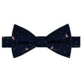 thumbnail image 1 of Tommy Hilfiger Mens Santa Conversational Self-tied Bow Tie, Blue, One Size, 1 of 1