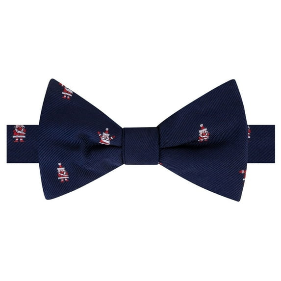 Tommy Hilfiger Mens Santa Self-tied Bow Tie, Blue, One Size