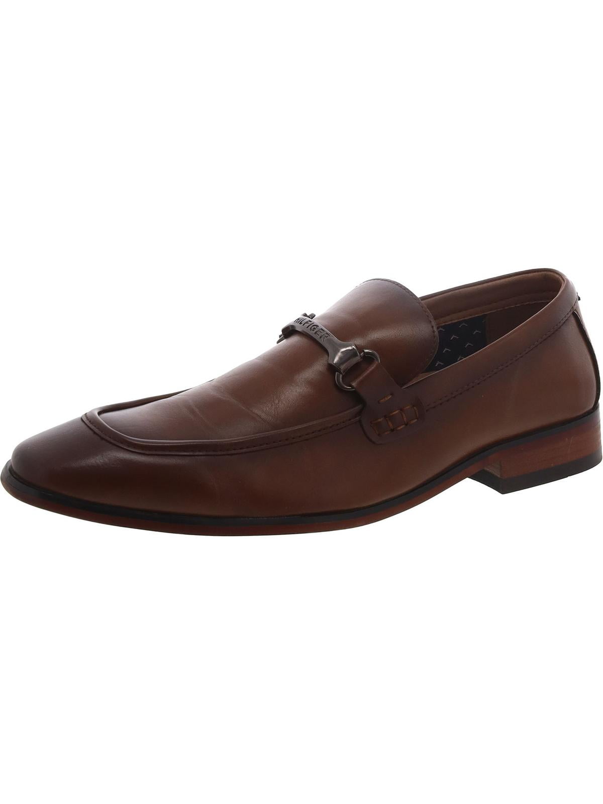 Tommy Hilfiger Mens Senner Faux Leather Loafers