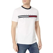 Tommy Hilfiger Mens Short Sleeve Logo T-Shirt X-Large Tall Bright White