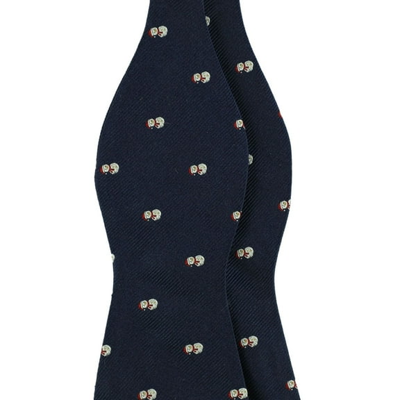 Tommy Hilfiger Mens Snowman Self-tied Bow Tie, Blue, One Size