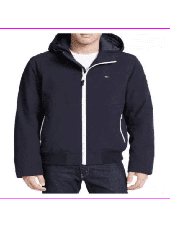 Mens' Softshell Bomber Jacket M/Navy