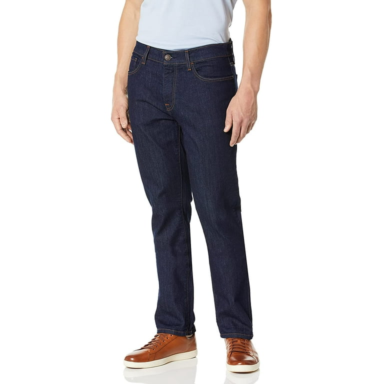 Tommy Hilfiger Mens Straight Fit Jeans 34W x 30L Rinse Blue
