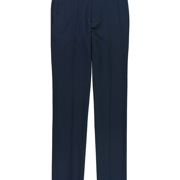 Tommy Hilfiger Mens Stretch Dress Pants Slacks, Blue, 32W x UnfinishedL