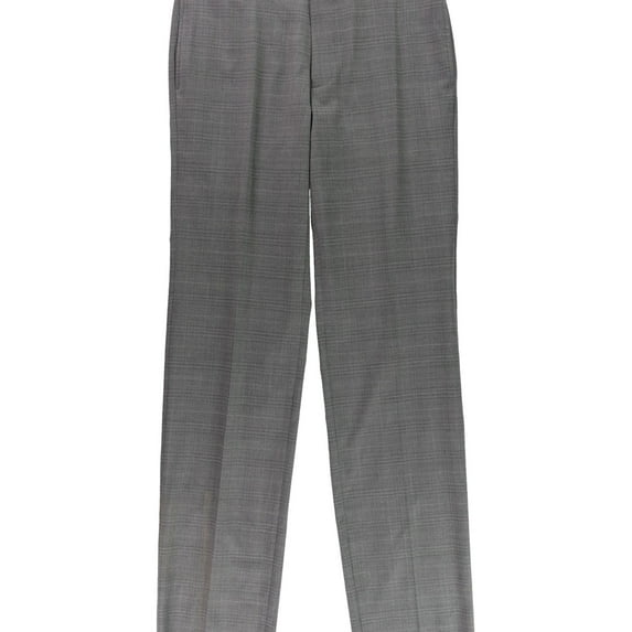 Tommy Hilfiger Mens Stretch Dress Pants Slacks, Grey, 32W x 36L