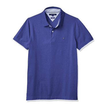 Tommy Hilfiger Mens Stretch Slim Fit Pique Polo Shirt,Prime Purple,XL