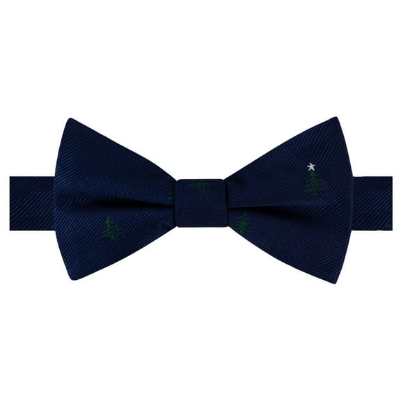 Tommy Hilfiger Mens Tree Self-tied Bow Tie, Blue, One Size