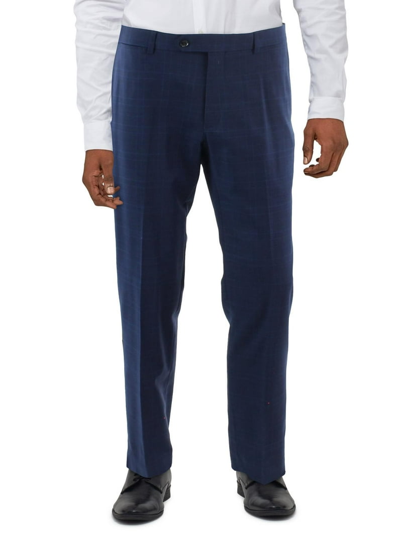 Tommy Hilfiger Men's Modern Fit Dress Pants with Stretch, Flat Front -  Walmart.com