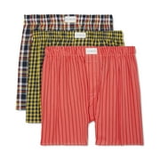 Tommy Hilfiger Mens Underwear Multipack Pack Cotton Classics Woven Boxers Large Trout