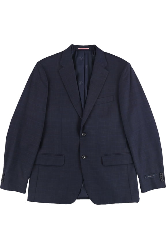 Modern-Fit Th Flex Stretch Plaid Wool Blend Jackets & Blazers