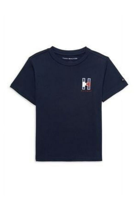 NAVY BLAZER Little Boy's Logo Short Sleeve Tee, US 4