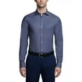 thumbnail image 1 of Tommy Hilfiger Mens Slim fit Dress Shirt XL 17 in 34-35 Dark Blue Solid, 1 of 3