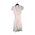 thumbnail image 1 of Tommy Hilfiger Ruffled Faux-Wrap MIDI Dress, powder, Size 14, 1 of 2