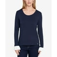 thumbnail image 1 of Tommy Hilfiger Ruffled Sleeve Top Midnight S, 1 of 1