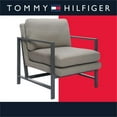 thumbnail image 1 of Tommy Hilfiger Russell Bronze Metal Frame Accent Chair Grey, 1 of 15