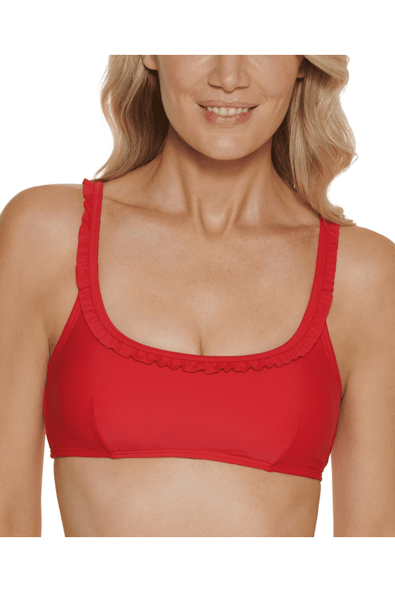 Women's Classic Fit Bikini Top, Scarlet, M