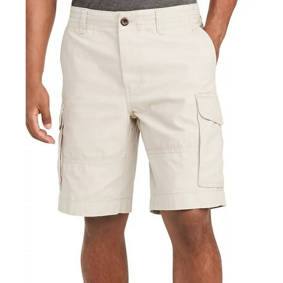 Tommy Hilfiger STONE Men's Essential Solid Cargo Shorts, US 34