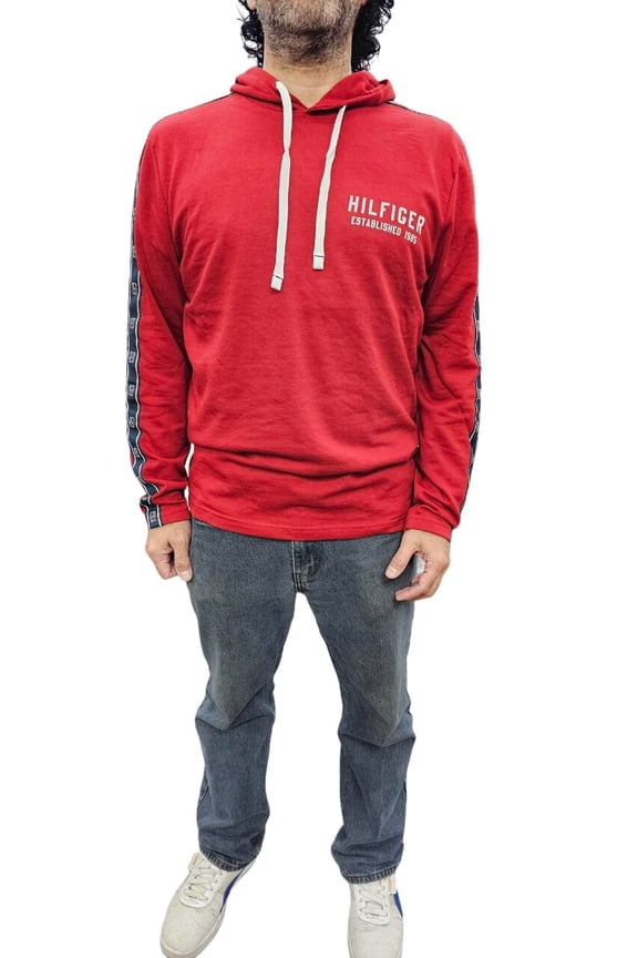 Tommy Hilfiger Sleep Hoodie Currant 933 Small - 09T4088