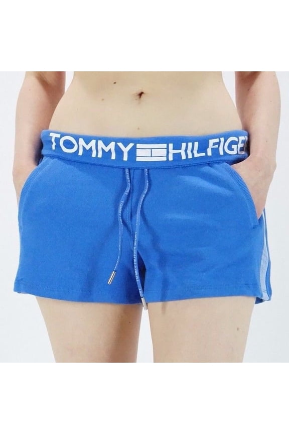 Sport Women's Casual Lounge Shorts (Blue, Large, L)