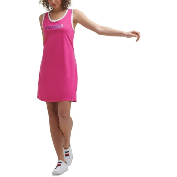 Tommy Hilfiger Sport Womens Heathered Short Sundress