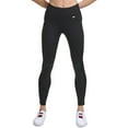 thumbnail image 1 of Tommy Hilfiger Sport Womens Ribbed Inset High Rise Athletic Leggings, 1 of 1