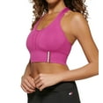 thumbnail image 1 of Women's Tommy Hilfiger TP2T0505 Seamless Scoop Neck Logo Sports Bra (Dahlia L), 1 of 2
