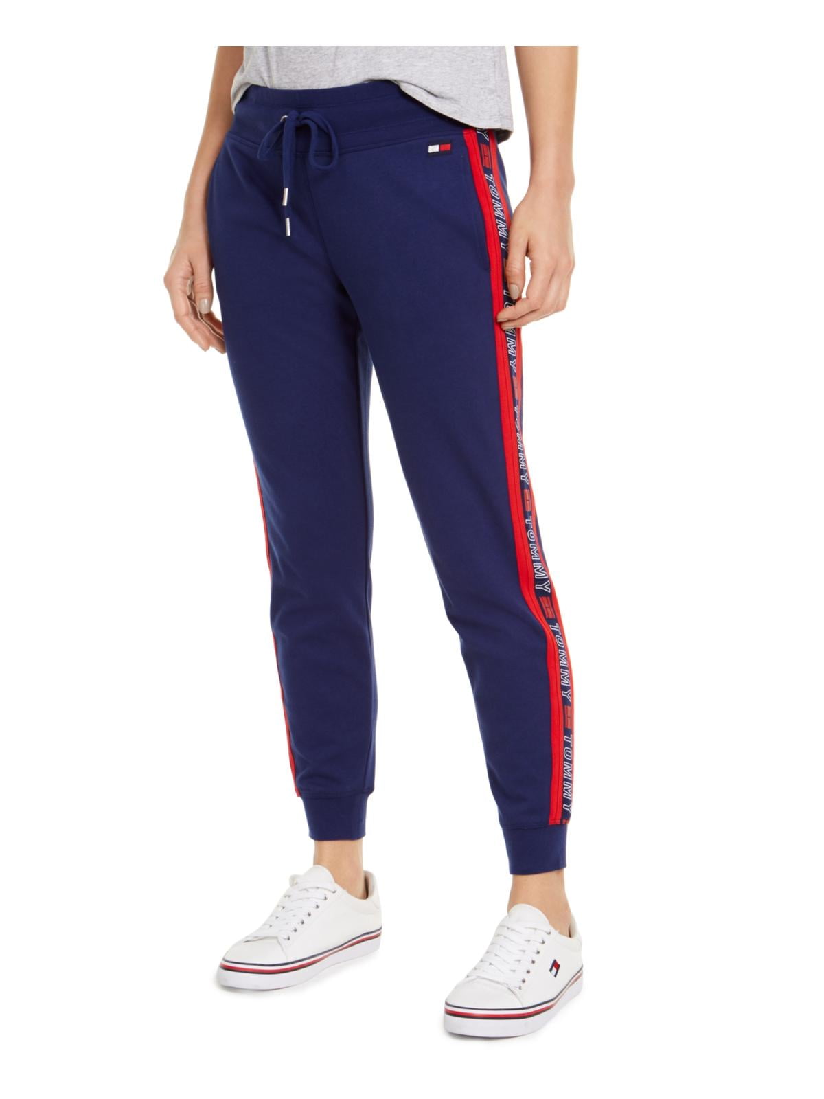 Tommy Hilfiger Sport Womens Sweatpants Fitness Jogger Pants Navy L -  Walmart.com