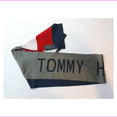 thumbnail image 1 of Tommy Hilfiger Sportif Global Stripe Logo Jacquard Scarf Blue Red White $55, 1 of 2