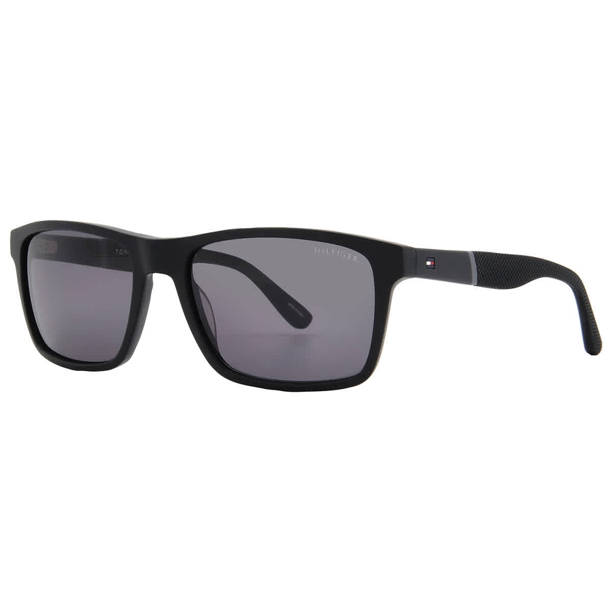 Tommy Hilfiger Grey Rectangular Men's Sunglasses TH 1405/S 0KUN/P9 56