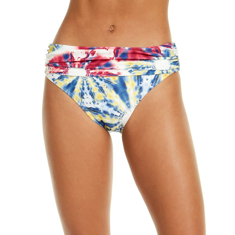 Tommy Hilfiger TIE-DYE Foldover Bikini Swim Bottom, US X-Small 
