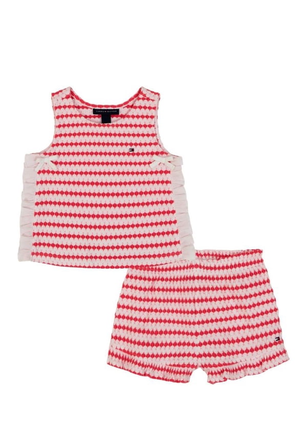 Toddler and Little Girls 2-Piece Textured, 2T