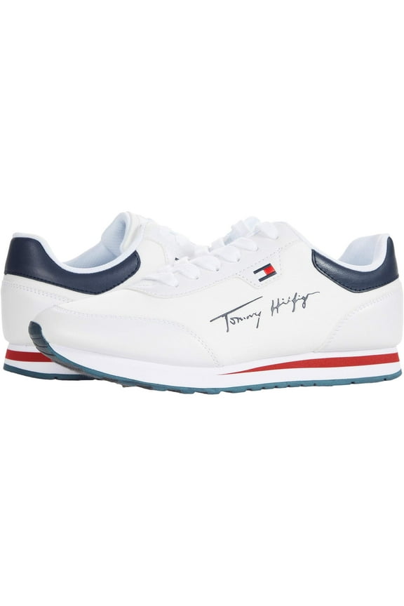 Twlaces White Texture Lace Up Logo Low Top Fashion Sneakers (White118, 8.5)