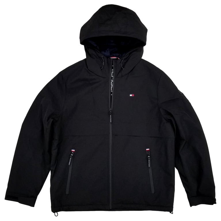 Tommy Hilfiger Water-Resistant Hooded Polyester, Jacket (Men