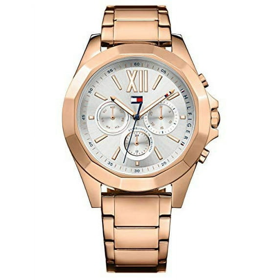 Tommy Hilfiger Women's Chelsea Rose Gold-Tone Chronograph Watch 1781847