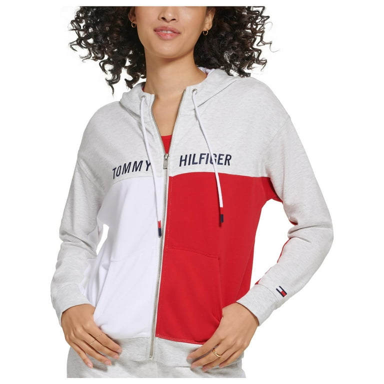 Tommy hilfiger sport colorblocked zip hoodie shop
