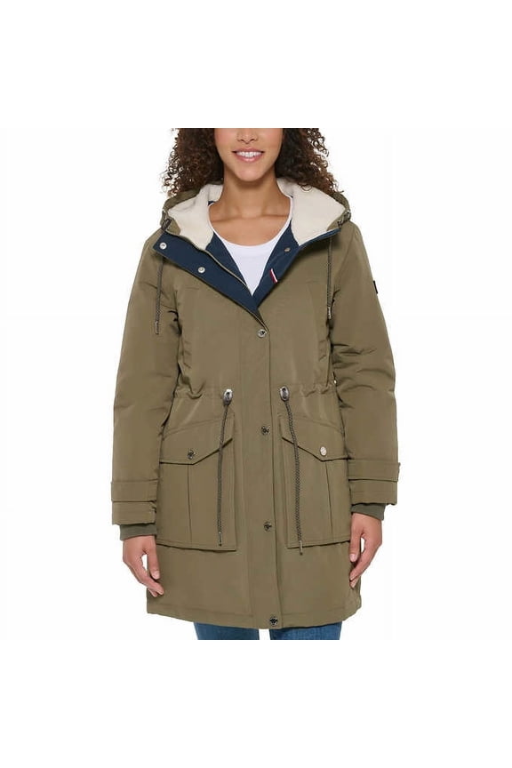 Women's Down Parka Jacket | Olive, Small