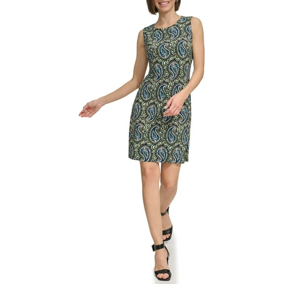 Tommy Hilfiger Women's Dresses, Sky Captain/Mykonos, 8