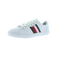 thumbnail image 1 of Tommy Hilfiger Women's Lightz White Multi Ankle-High Leather Fashion Sneaker - 7M, 1 of 2