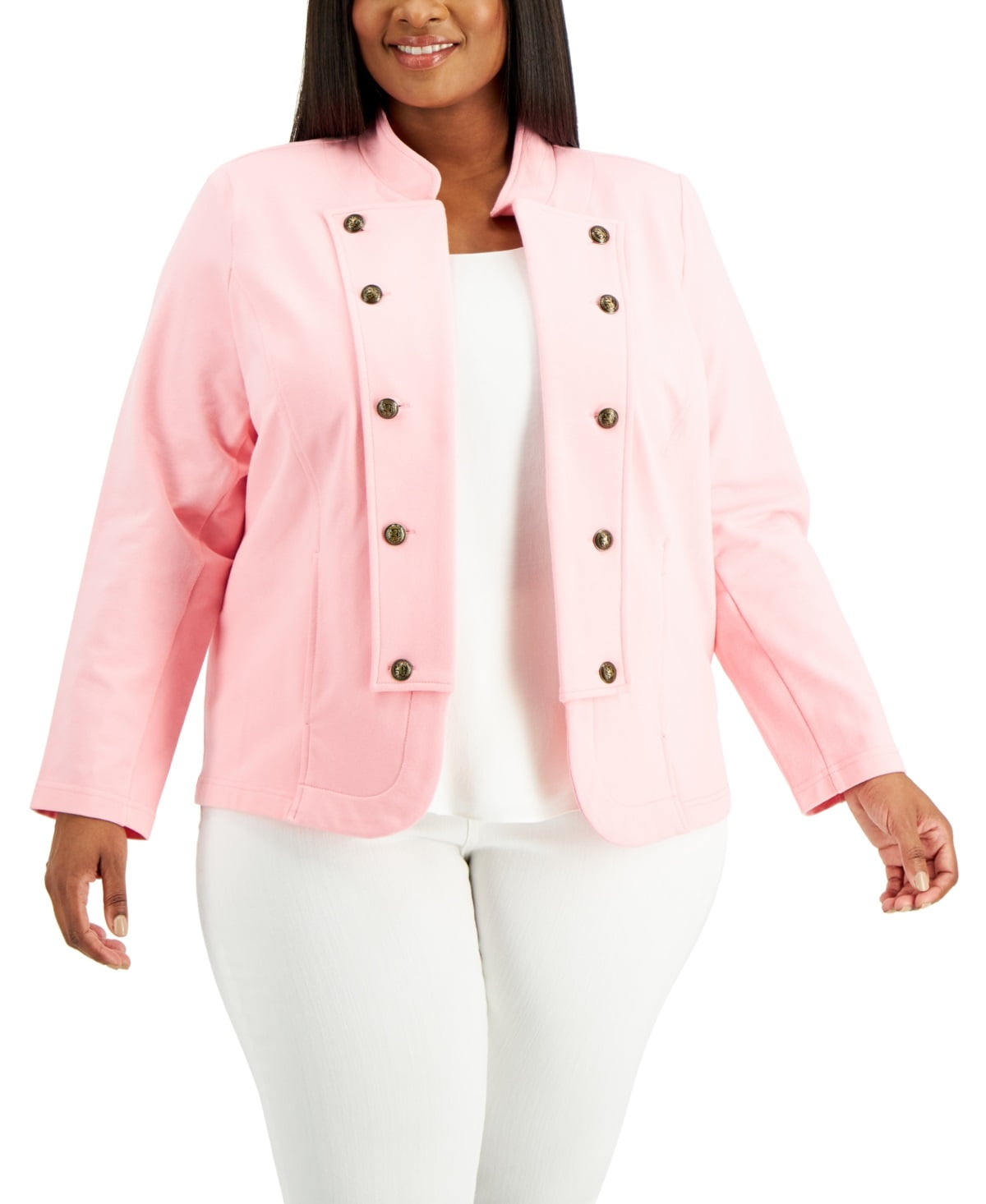 Military Band Jacket Pink Size 2X - Walmart.com