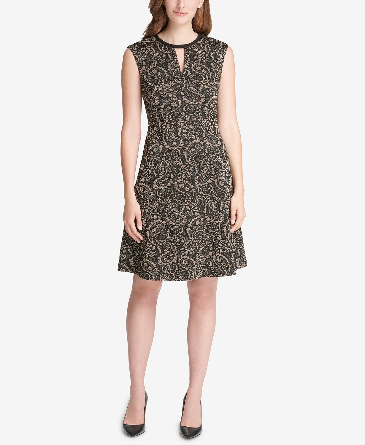 tommy hilfiger gold dress Tommy Hilfiger Women's Gold Shimmer Ruched Surplice Puff-Sleeve Dress Sz 14