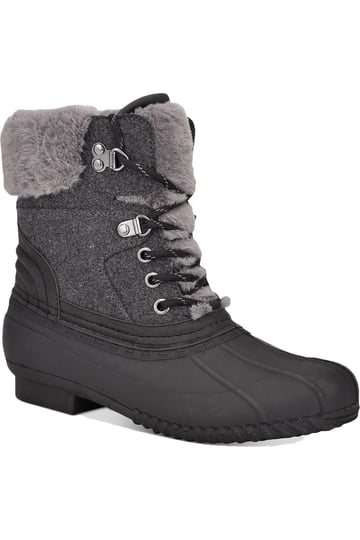 Tommy Hilfiger Black and Gray Rain & Snow Boots with Rubber Toe Cap Amazon.com | Tommy Hilfiger Men main image 4