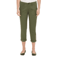 thumbnail image 1 of Tommy Hilfiger Women's Roll-Cuff Flat Front Crop Capri Pants (Rosemary, Medium), 1 of 1