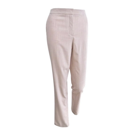 Tommy Hilfiger Women's Striped Slim-Fit Pants (10, Ballerina Combo)