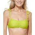 thumbnail image 1 of Tommy Hilfiger Women's Classic Fit Bikini Top, Bright Chartruese, L, 1 of 4